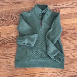 Like New  LL Bean quilted sweatshirt